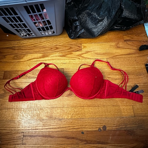 NWOT Women’s VS lace bombshell push up bra front close 34DD - Picture 2 of 5